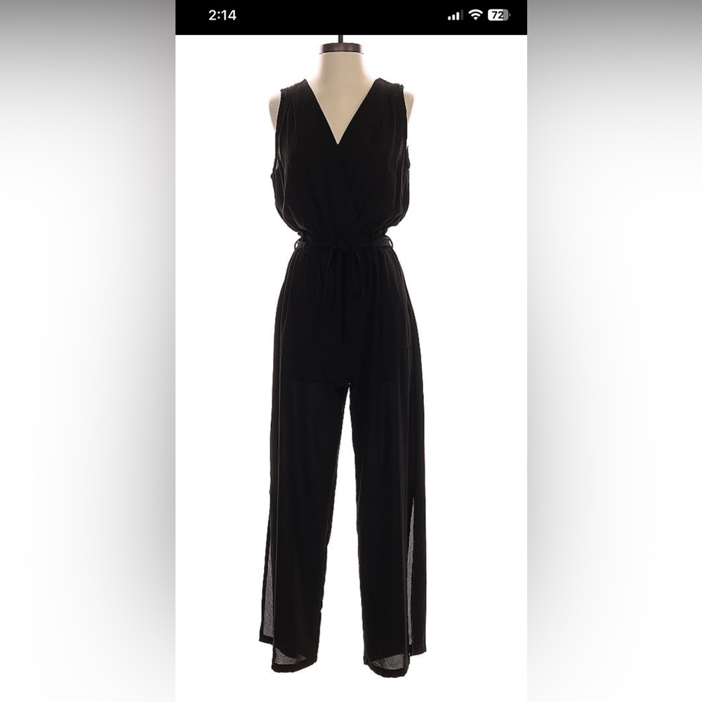 Monteau Classic Black Jumpsuit